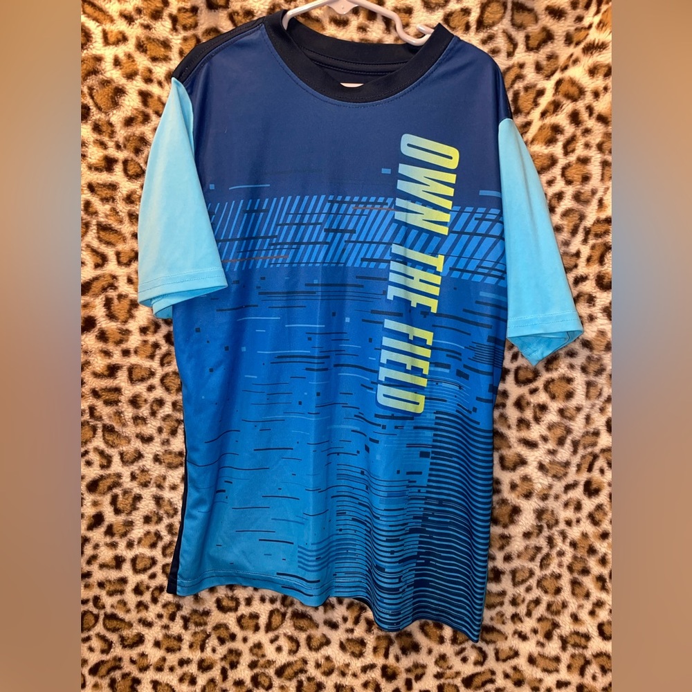BOYS BLUE ATHLETIC SHIRT